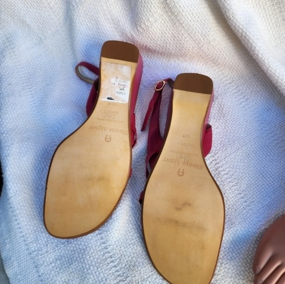 Etienne Aigner pink Kersey sandals 10 NWT‎ - Picture 5 of 11